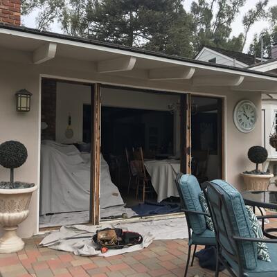 Patio Door before